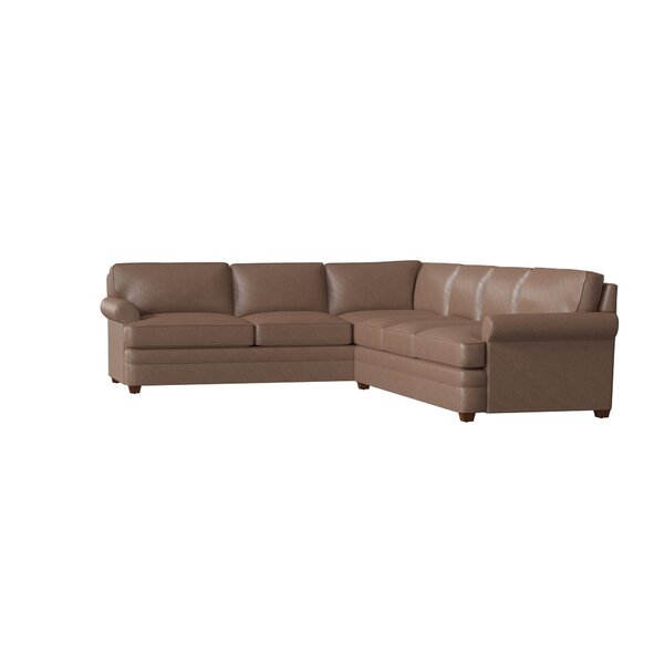 Leather Sectional By Wayfair Custom Upholstery™