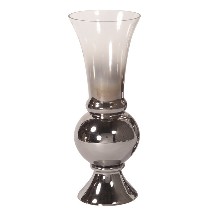 Darby Home Co Hand Blown Glass Fluted Vase Wayfair