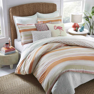 Ensley Cotton Reversible Duvet Cover Set