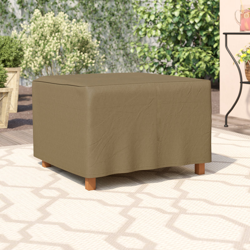 Wayfair Basics Square Patio Ottoman Or Side Table Cover Reviews Wayfair