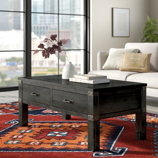 Kaitlin Coffee Table With Storage By Union Rustic