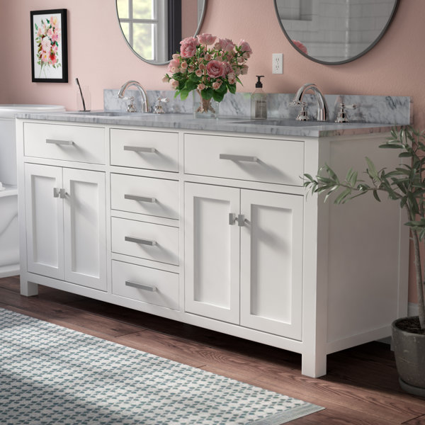 Raven 60 Double Bathroom Vanity Set by Andover Mil