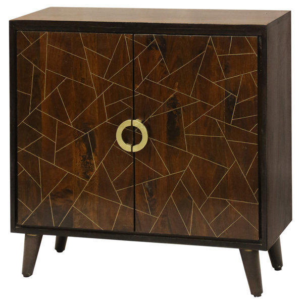 Modern Contemporary Multicolored Geometric Cabinet Allmodern