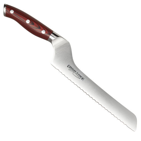 Crimson Series 8 Bread Knife by Ergo Chef