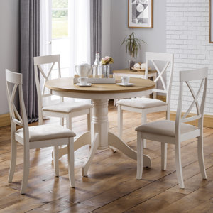 Essgruppe Longeville mit 4 Stühlen von All Home