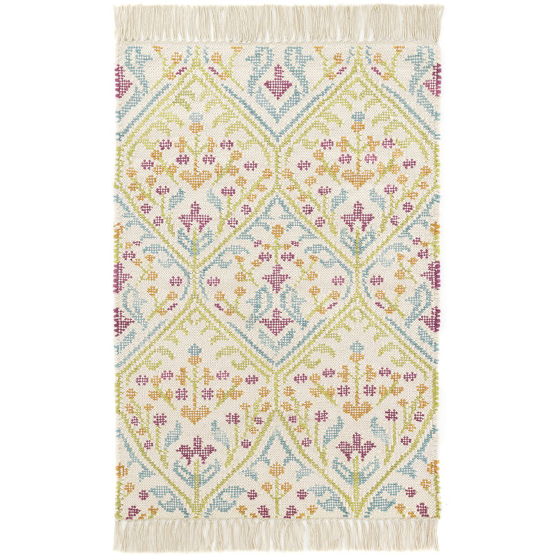 Dash And Albert Rugs Tahlia Hand Knotted Pink Blue Green Area Rug Tahlia Hand Knotted Pink Blue Green