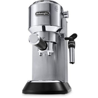 DeLonghi EC685M Dedica DeLuxe Pump Espresso Machine with Premium Adjustable Frothing Wand DeLonghi Color Silver