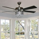 Wicker Ceiling Fan With Light Wayfair