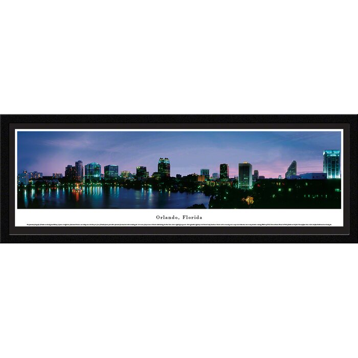 Minneapolis MN City Skyline Picture Framed Panorama 4