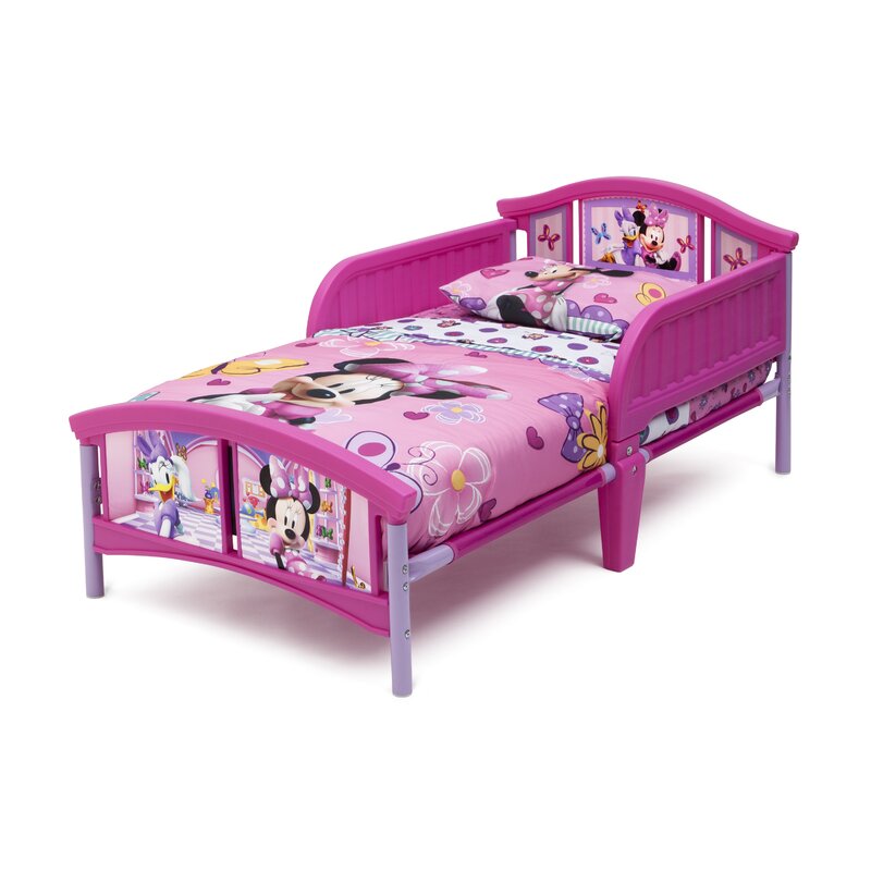 Delta Children Minnie Mouse Plastic Toddler Bed Reviews Wayfair