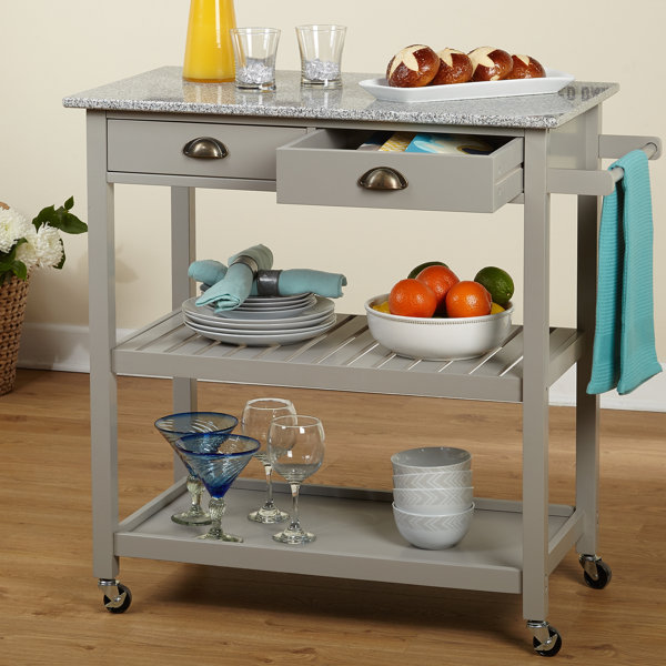 Bronte Rolling Kitchen Cart By Andover Mills Sale