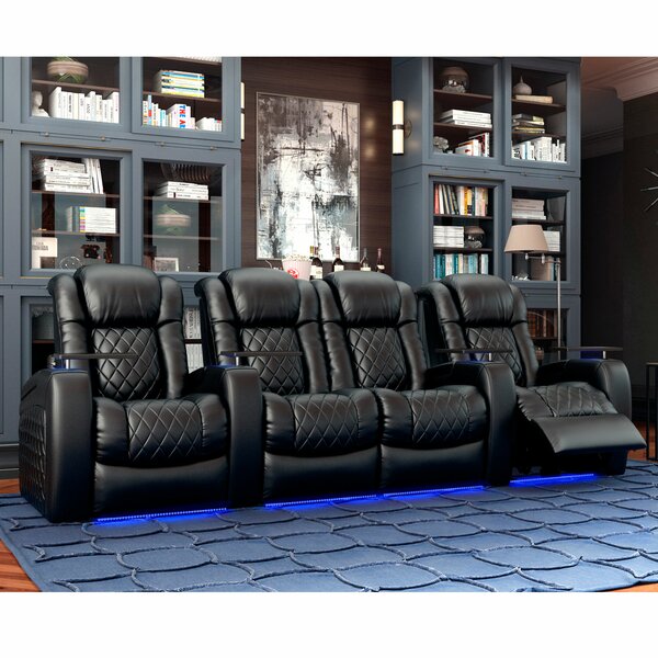 Continental HR Series Home Theater Loveseat (Row Of 4) By Red Barrel Studio