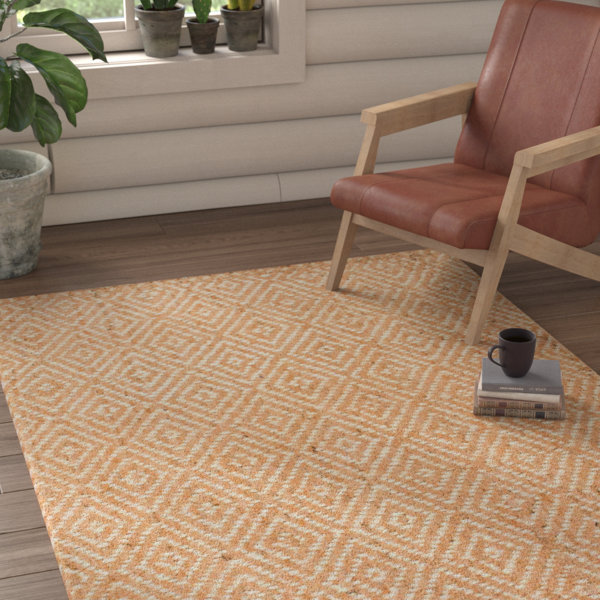 Jasiah Hand-Woven Natural Area Rug by Union Rustic