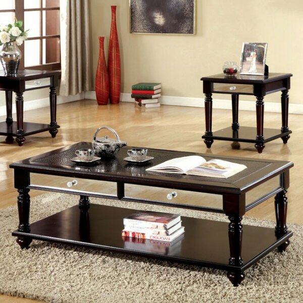 Barbery Contemporary 3 Piece Coffee Table Set By Canora Grey