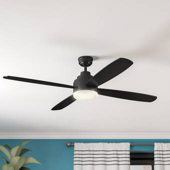 House Of Hampton 52 Pitchford 5 Blade Ceiling Fan Light Kit Included Wayfair