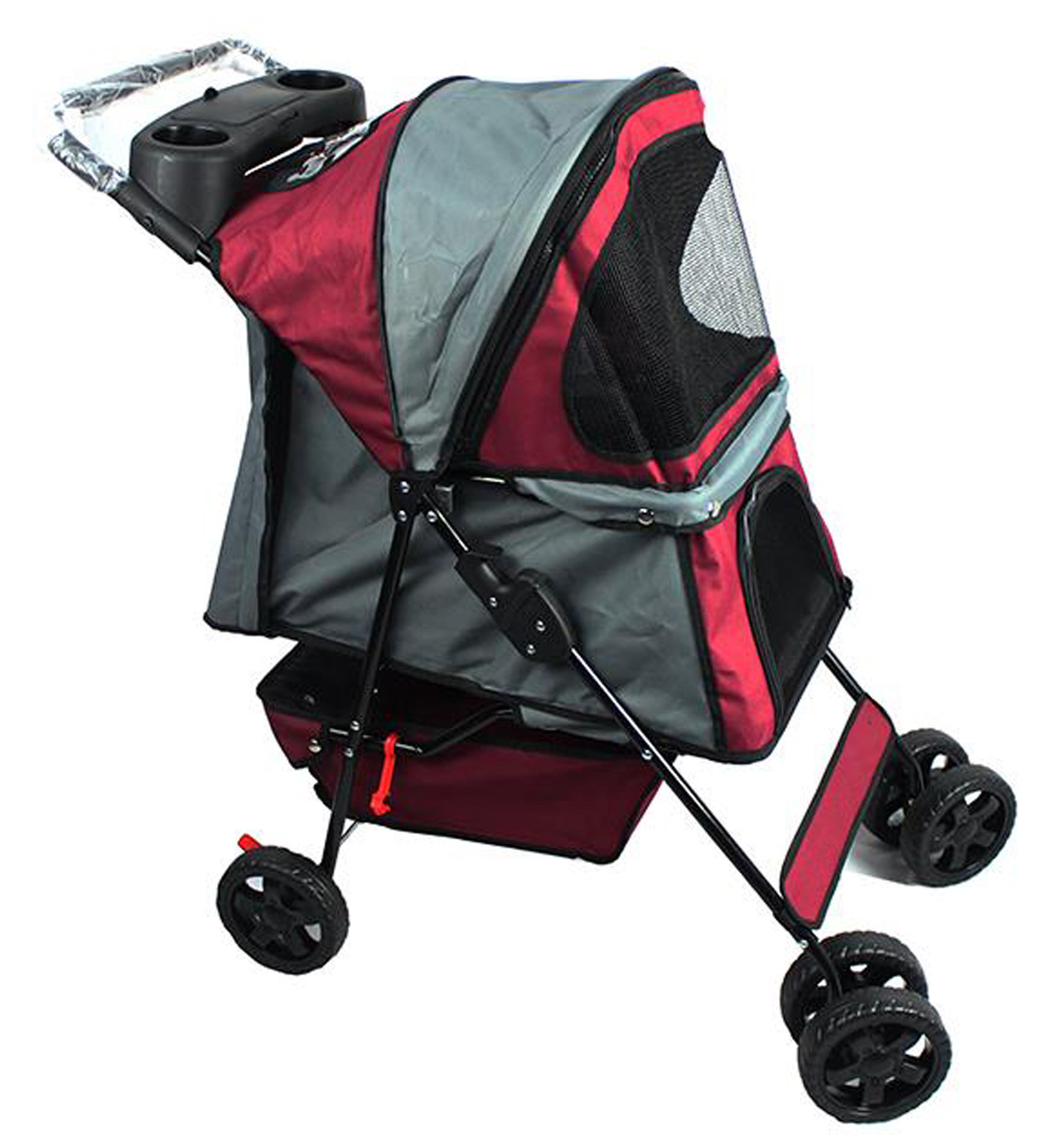 how to fold giant carrier stroller