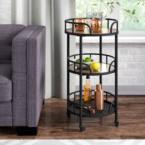 Braxton Mobile Bar Cart By Ivy Bronx No Copoun
