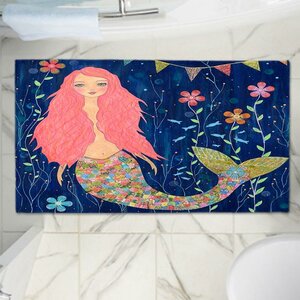 Sascalia Mermaid Memory Foam Bath Rug