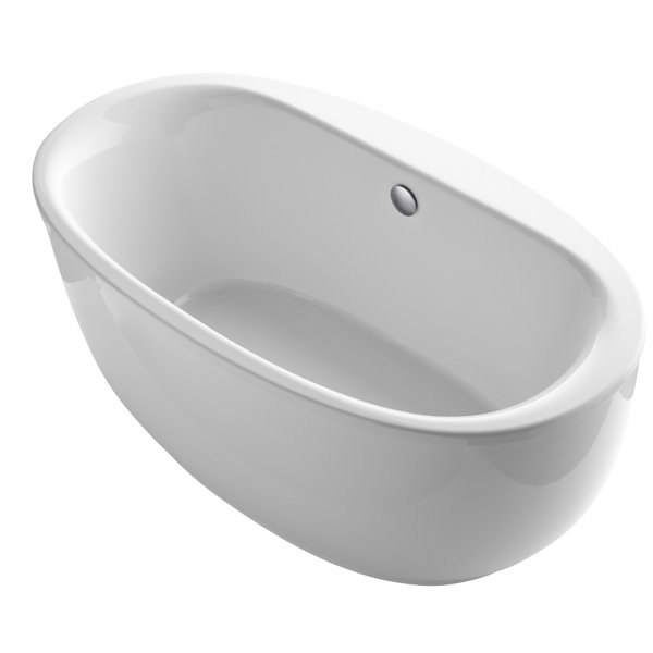 Sunstruck® 66 x 36 Oval Freestanding Soaking Bathtub by Kohler