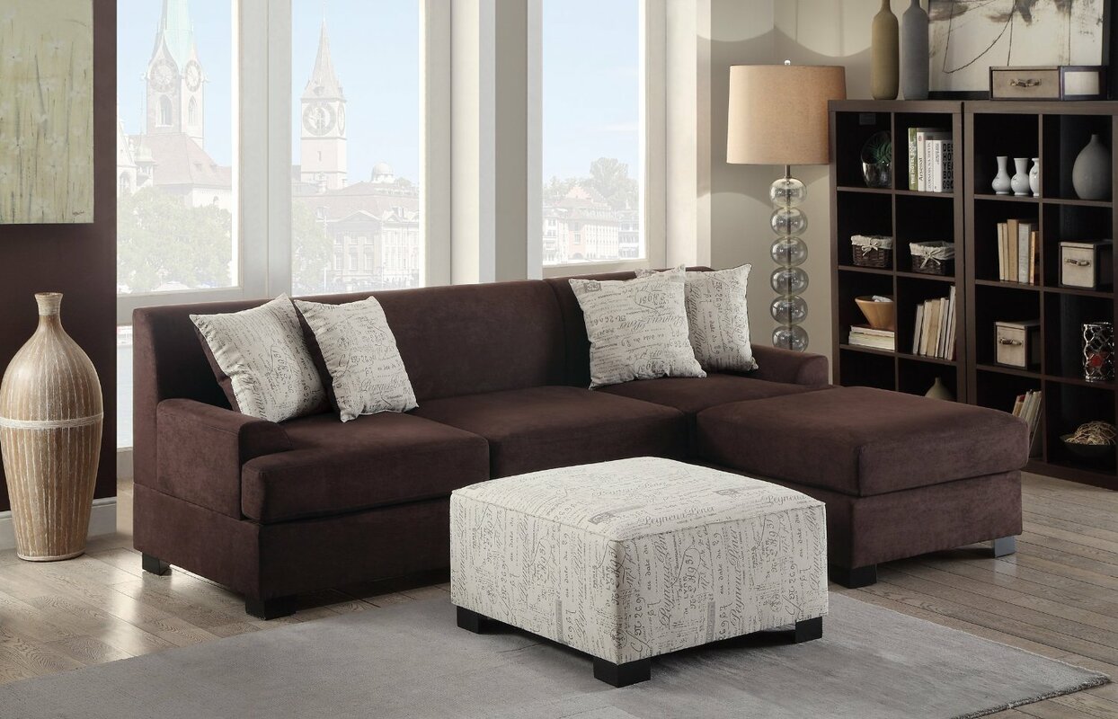 Infini Furnishings Reversible Sectional & Reviews | Wayfair