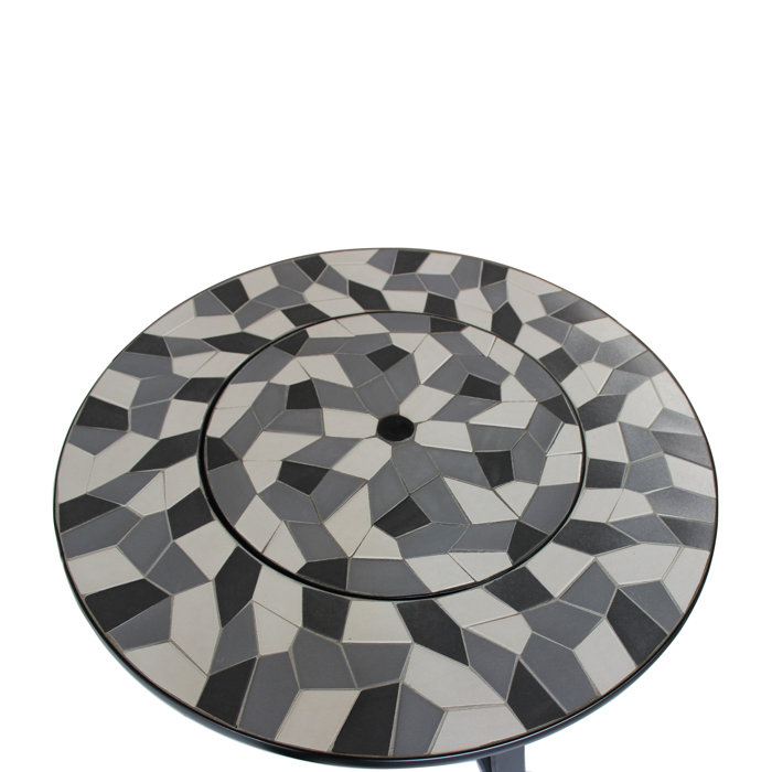Ebern Designs Phenomenon Mosaic Tile Convertible 5 Piece Steel