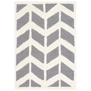 Grey And White Chevron Rug 5x8 Uniquely Modern Rugs Modern Kids Rugs Allmodern
