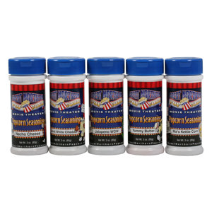 5 Piece Popcorn Seasoning Set