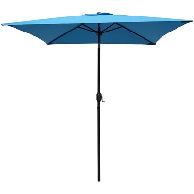 Allmoderntempo 6 5 Square Market Umbrella Fabric Color Aqua Dailymail