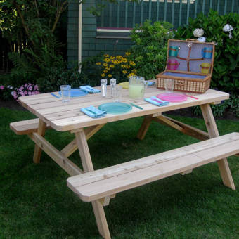 Polywood Park Picnic Table Reviews Wayfair
