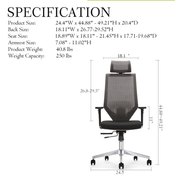 Xochitl Professional Ergonomic Office Chair by Symple Stuff