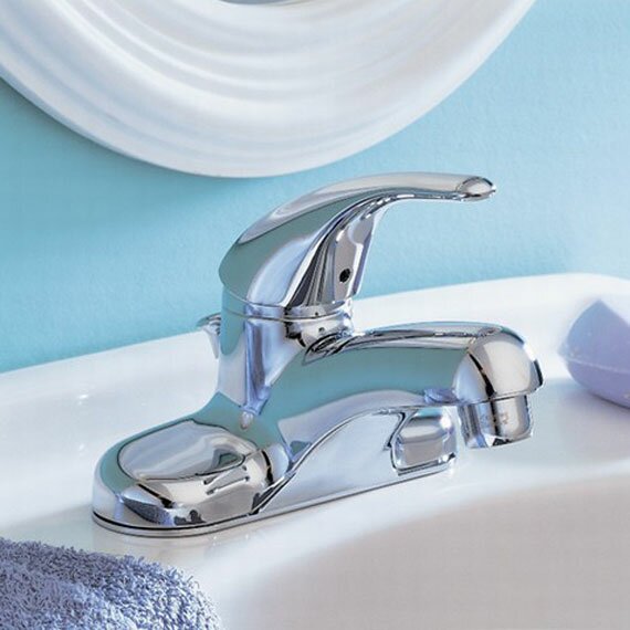 Colony Soft Centerset Bathroom Faucet with Drain Assembly by American Standard