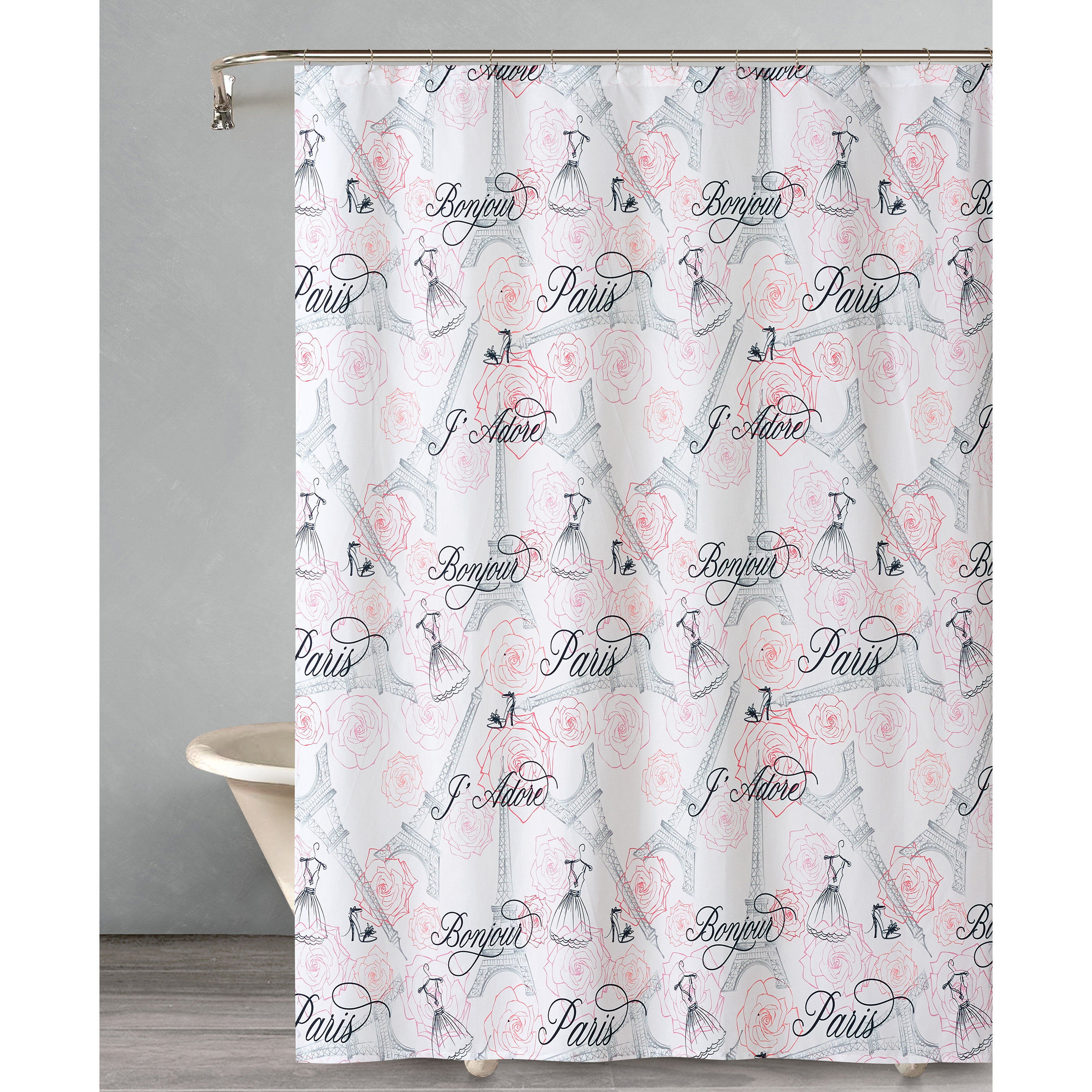 Ophelia Co Josephine Bonjour Single Shower Curtain Wayfair