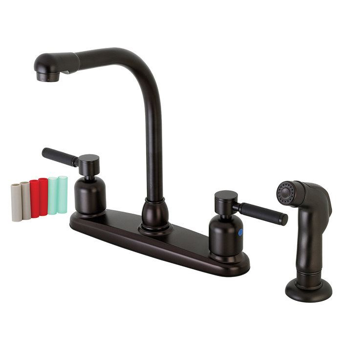 Kingston Brass Kaiser Hot Cold Water Dispenser Double Handle