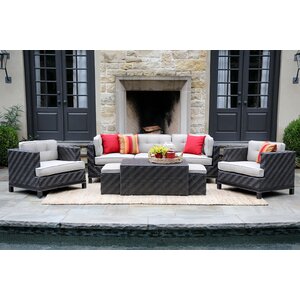 Laforce 8 Pieces Deep Seating Group with Sunbrella Cushion