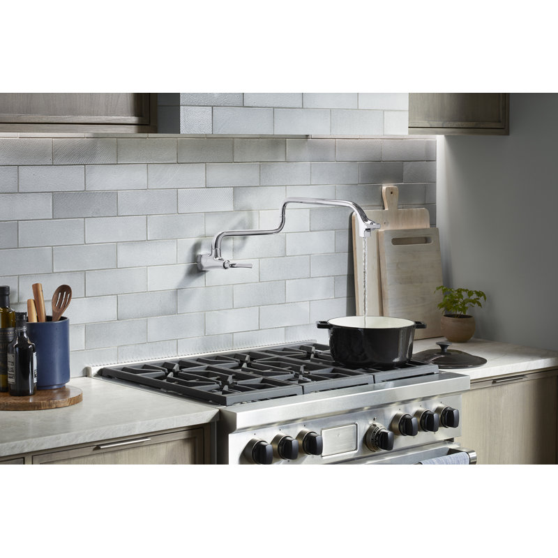 Kohler Graze Wall Mount Pot Filler Faucet Wayfair Wall Mount Pot Filler Faucet