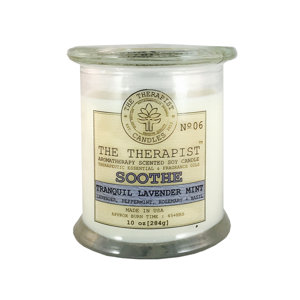 Tranquil Lavender Mint Scent Jar Candle