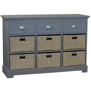 Harriet 3 Drawer 6 Basket Chest