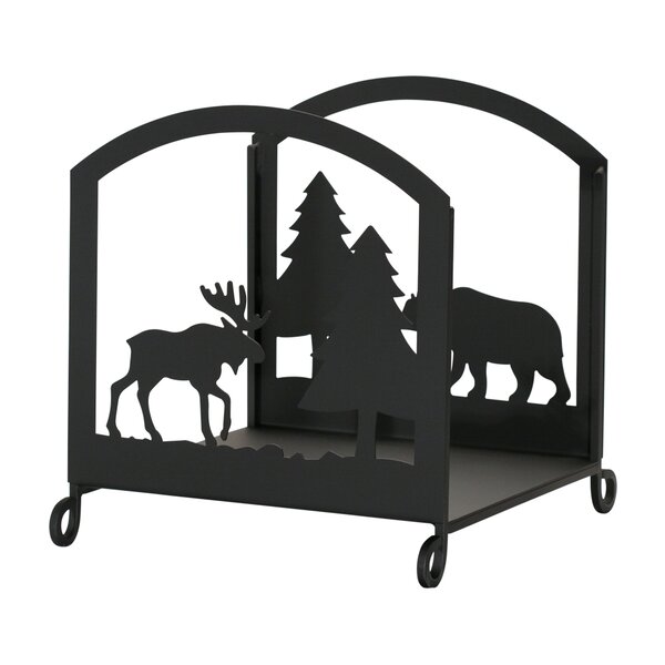 Wood Log Rack By Village Wrought Iron