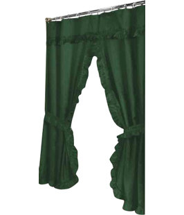 Double Swag Shower Curtain Wayfair