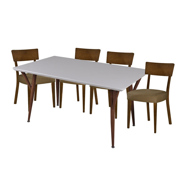 Hoosier 5 Piece Dining Set By George Oliver Design