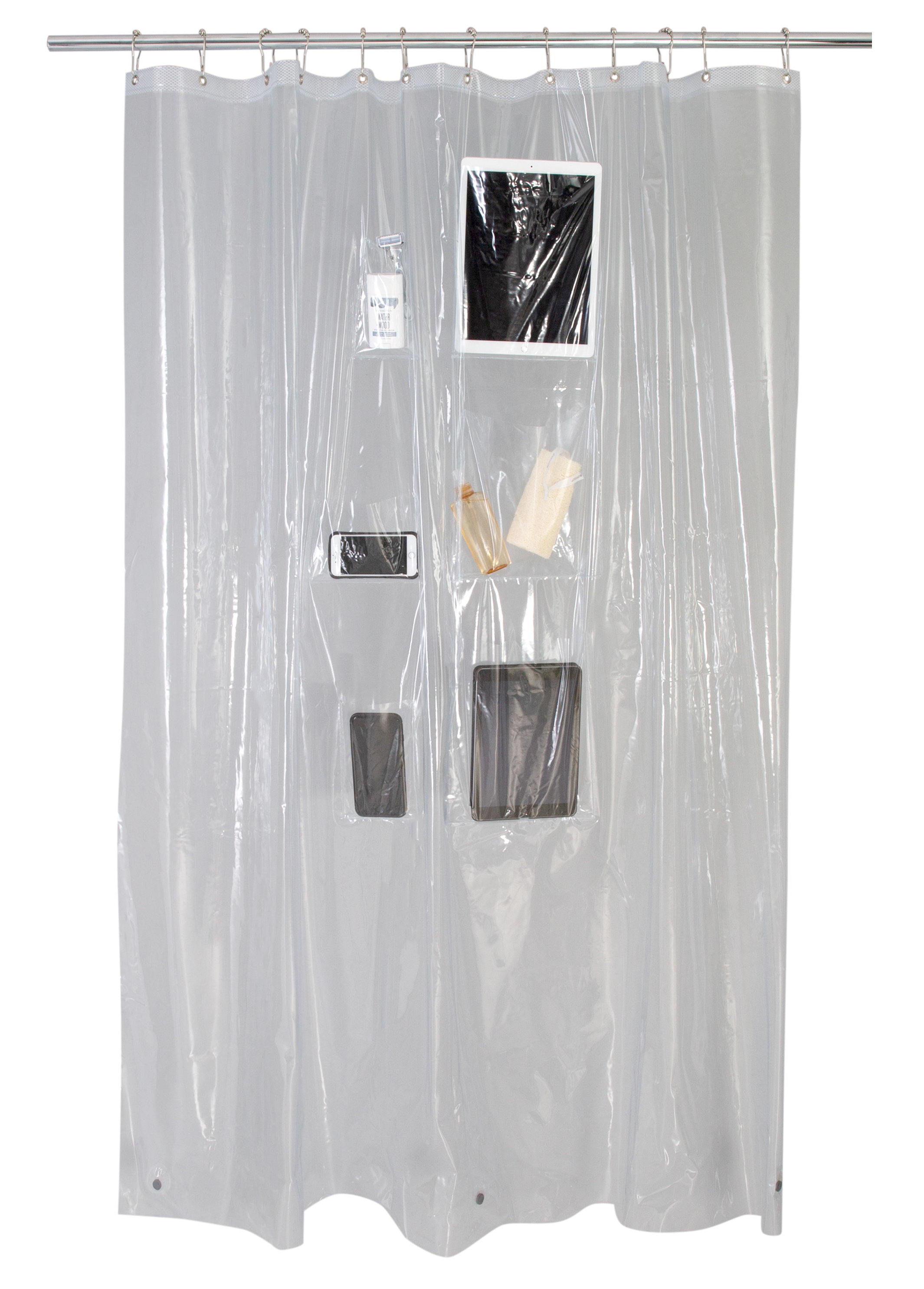 Symple Stuff Spadaro Tech Vinyl Shower Curtain Liner Wayfair