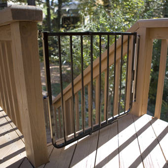 Cardinal Gates Outdoor Child Safety Gate Brown