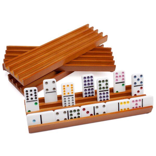 Letter Rack for Tiles Game Replacement Pieces 7.5 x 0.75 x 0.85 In, 12 Pack