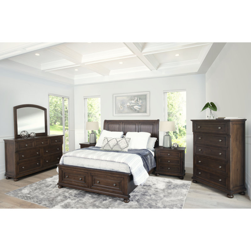 Darby Home Co Chilmark Platform Solid Wood 6 Piece Bedroom ...