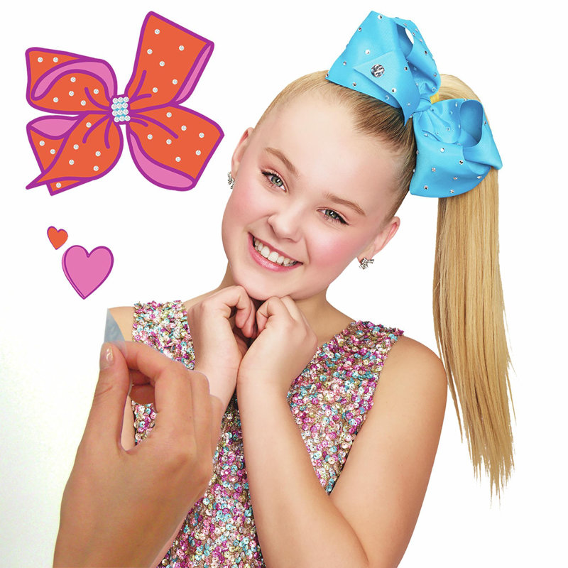 Jojo Siwa Unicorn Dream Peel And Stick Giant Wall Decals Girl/'s Bedroom Decors