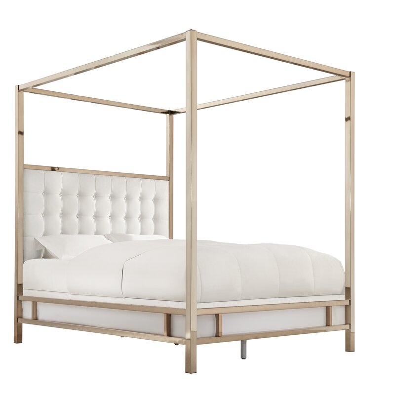 Upholstered Canopy Bed & Reviews | AllModern