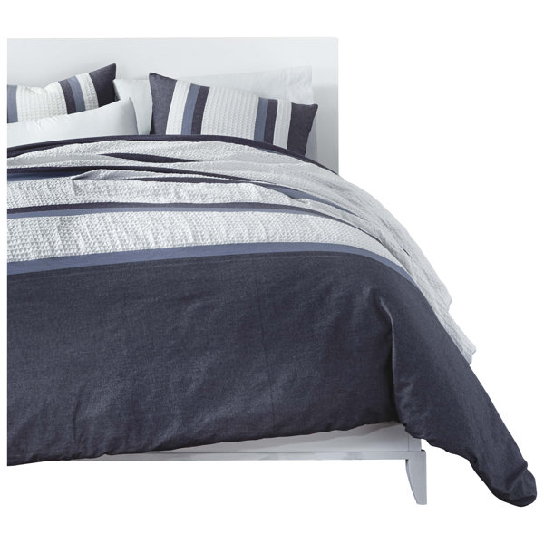 Blue & Gray & Silver Bed in a Bag You'll Love | Wayfair