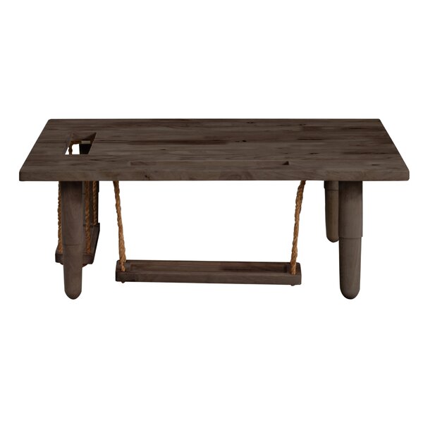 Lakendra Solid Wood Coffee Table By Bungalow Rose