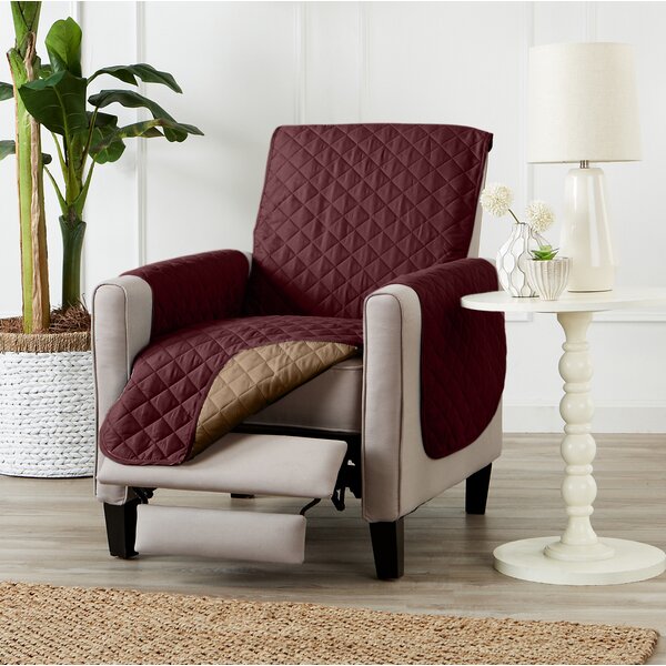Reversible Quilted Box Cushion Recliner Slipcover By Alcott Hill