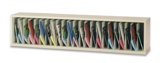 23 Pocket Vertical Mail Sorter Charnstrom Color Grey